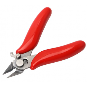 HS3303 3.5inch Diagonal Cutting Pliers Wire Cable Side Flush Cutter Pliers with Lock Hand Tool