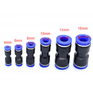 HS3307 Pneumatic Fitting Plastic Connector PU series 10pc