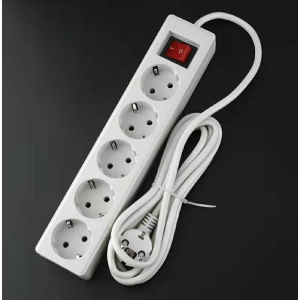 HS3324 230V EU Electrical Power Strip 3M 5Port