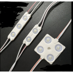 HS3348 20pcs 2835 2/3/4 LED injection led module 12V with lens Waterproof Cool white
