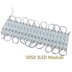 HS3350 20pcs 5050  LED Module 3 LED RGB/Warm white/Cool White DC12V Waterproof Advertisement Design LED Modules
