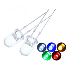 HS4287 1000pcs 3mm F3 Transprent super Bright  LED Diode Emiting Red/Yellow/Blue/Green/White