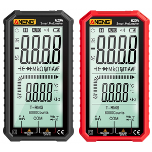 HS3399 ANENG 620A 4.7-inch Large LCD Screen Automatic + Manual Intelligent True RMS Digital Multimeter Resistance Diode Capacitance Temperature Frequency Test