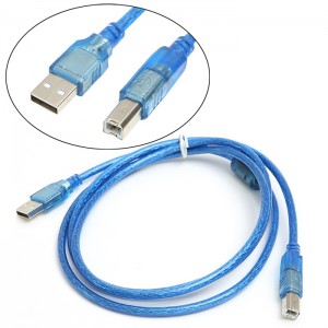 HR0293-4Blue Usb cable for Printing 1.5M