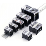 HS3428 Din Rail Cable Wire Terminal Blocks IN12BK/IN13BK/IN20BK/IN30BK/IN411BK/IN60BK/IN100BK/IN200BK/IN400BK 