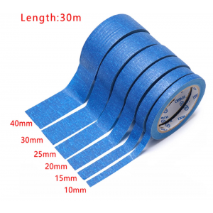 HS3434 30M High Temperature Resistant Adhesive Blue Masking Tape 