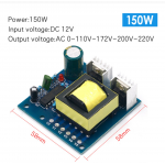 HS3571 DC-AC inverter power battery DC DC 12V to 220V boost module 150W