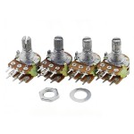 HS3594 100pcs WH148 B 1K 2K 5K 10K 20K 50K 100K 500K 6P Dual Stereo Potentiometer