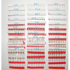 HS3598 30 kinds of specifications 0.5W row with Zener diode sample package, total of 300cs 2V0-39V DO-35