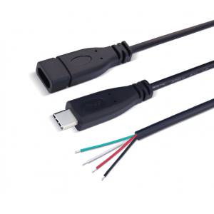 HS3619 Type-c  Single head cable Male/Female