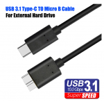 HS3620 USB 3.1 Type-C to Micro 3.0 High Speed Data Cable 1M