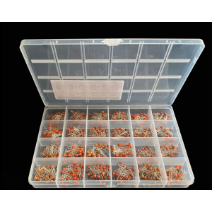 HS3660 960Pcs/Lot  2PF-0.1UF 50V 24Value*40Pcs Ceramic Capacitor Assortment Kit