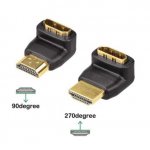 HS3703 10pcs HDMI Male to HDMI Female Adapter