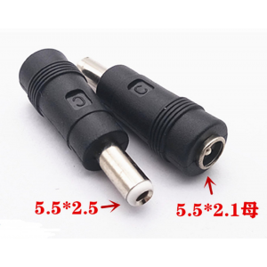 HS3706 10pcs DC connector Adapter 5.5X2.5 to 5.5X2.1