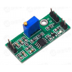 HS3763 LM393 voltage comparator module adjustable precision signal waveform shaping high level dual output LED indication