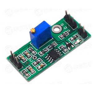 HS3763 LM393 voltage comparator module adjustable precision signal waveform shaping high level dual output LED indication