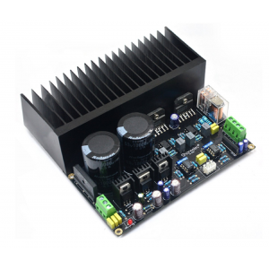 HS3775 LM3886 DC Servo Auido Power Amplifier Board 68W 2.0 Channel OP07 NE5534 Class-AB Amplifiers with Speaker Protection
