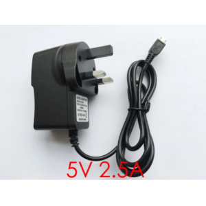 HR0177-9 5V 2.5A adapter UK Plug Micro connector