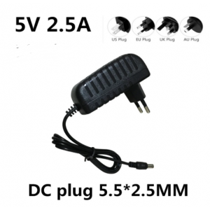 HS3804 5V 2.5A adapter with DC connector