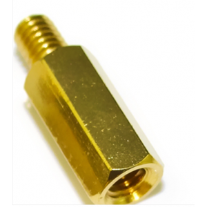 HS3824 Female to Male Spacer Brass standoff M3*14+3mm 100pc
