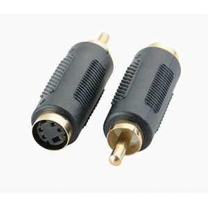 HS3856 RCA Male to 4 pin S-Video Female Adapter