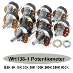 HS2095 10pc WH138-1 Potentiometer B2k 5K 10K 20K 50K 100K 200K 250K 500K