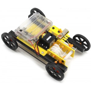 HS3919 Gear Shifting Trolley Three-speed Adjustment Mechanical Transmission Model Car