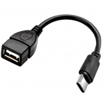 HS3987 OTG cable : Type-c USB to USB A female cable 13.5cm