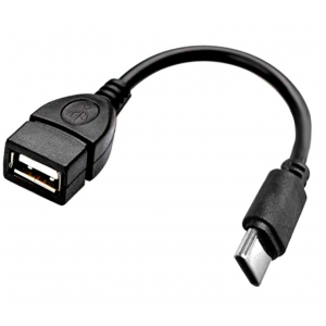 HS3987 OTG cable : Type-c USB to USB A female cable 13.5cm