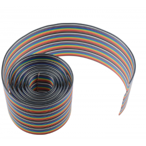 HS3998 40pin Dupont Wire Rainbow Ribbon Cable 1M/50M