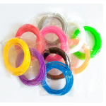 HR0345A 3D Printer Filament ABS 1.75mm, 10m per roll ,12 color in one bag rainbow package