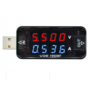 HS4028 3 digits LCD Digital USB Voltmeter Ammeter Tester 3.3V-30V