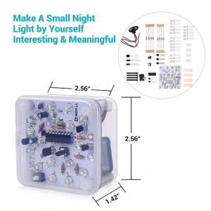 HS4032 Night Light DIY Kit DC 9-12V Infrared Remote Control Lamp