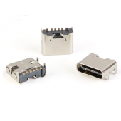 HS4056 USB Type C 6P SMT Socket Connector 100pcs