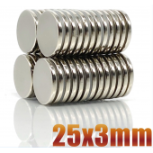 HS4087 25x3mm Round Magnet