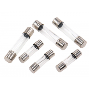 HS4120 100pcs/box 5x20mm/6x30mm Glass Fuse 0.1A/2A/3A/4A/5A/8A/10A-30A