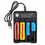 HS4126 4 slots Smart Charger for 18650 4.2V Li-ion battery