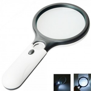 HS2864 Lighted Magnifying Glass-3X 45X