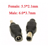 HS4345 5521 Feamle to Male 6037  Power Connector adapter 