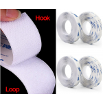 HS4350 300cm/roll Magic Tape Hook and Loop Strip with Strong 3M Self Adhesive