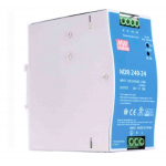 HS4354 NDR-240-24  24V 10A 240W Single Output Industrial DIN Rail Power Supply 170-240V