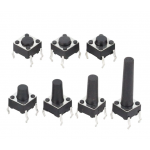 HR0321 100PCS 12*12MM 6MM Tactile Switch Push Button