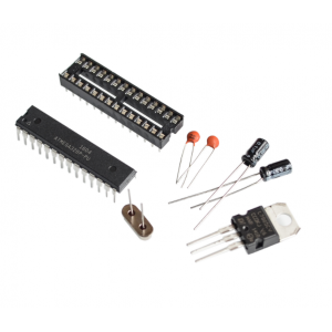 HS4408 ATMEGA328P-PU IC holder 16M crystal oscillator LM7805 kit