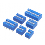 HS4469 Blue 2.54mm Dip Switch DS-01/02/03/04/5/6/7/8/10 10pcs