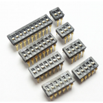 HS4470 Black 2.54mm Dip Switch KI 1/2/3/4/5/6/8 10pcs