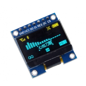 HR0087 0.96" 7pin 128X64 OLED Display Module Yellow + Blue