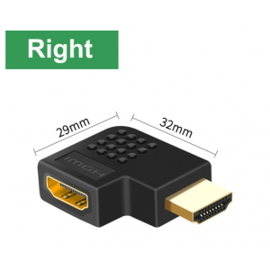 HS4542 HDMI compatible Adapter Male To Female Right 90 degree