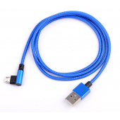 HS4548 Micro USB cable Right Angle Elbow 1M
