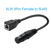 HS4566 3pin XLR Female to RJ45 Female
