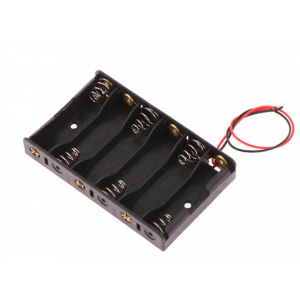 HS4591 6xAA Battery Holder With Wire